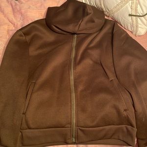 SHEIN brown comfy sweatshirt